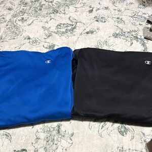 Champion Sweatshirts - Blue and Black Athletic Pullovers